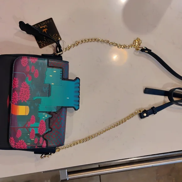 Loungefly Pixar Brave Princess Castle Crossbody - Picture 4 of 7